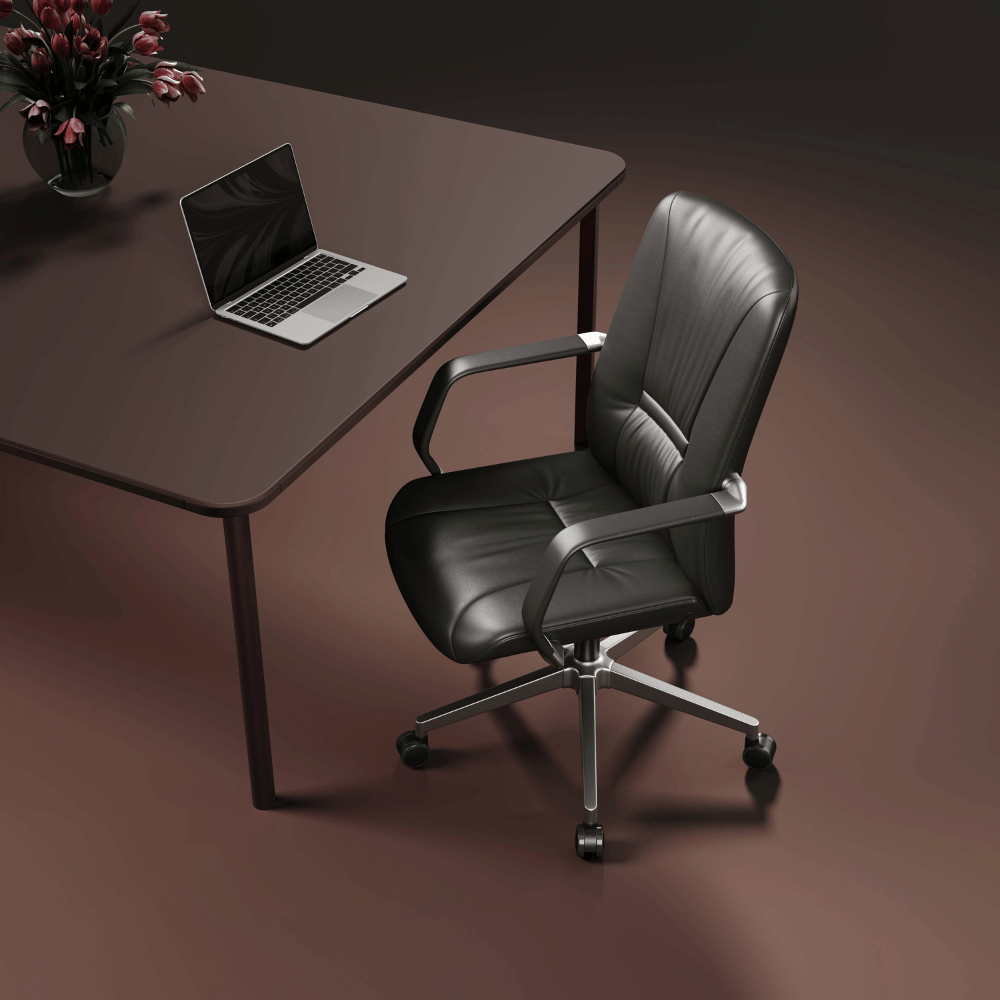 Treasure High Back Office Leather Executive Chair