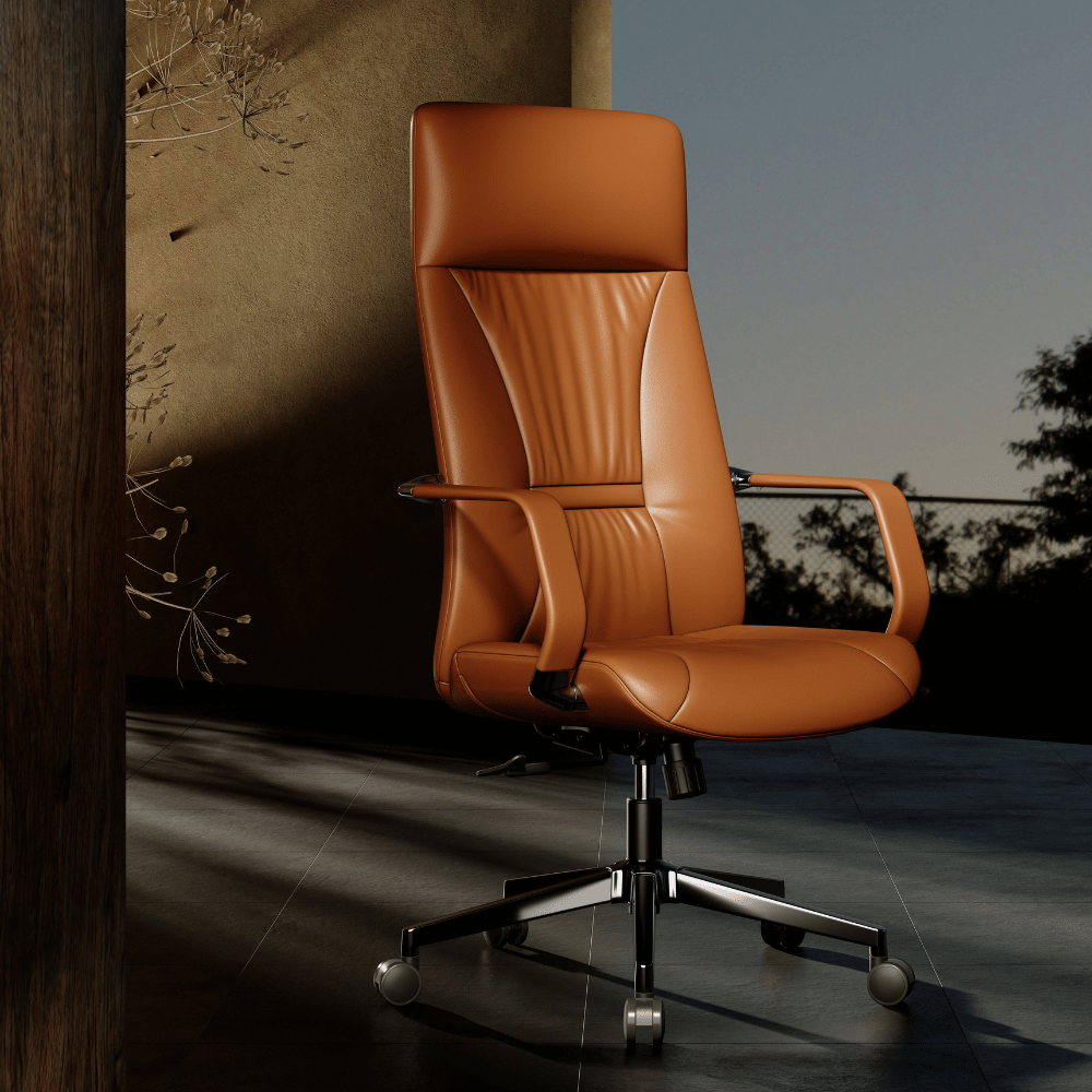 Treasure High Back Office Leather Executive Chair