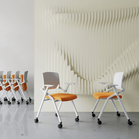 Tucker Plastic Backrest Stackable Training Chair