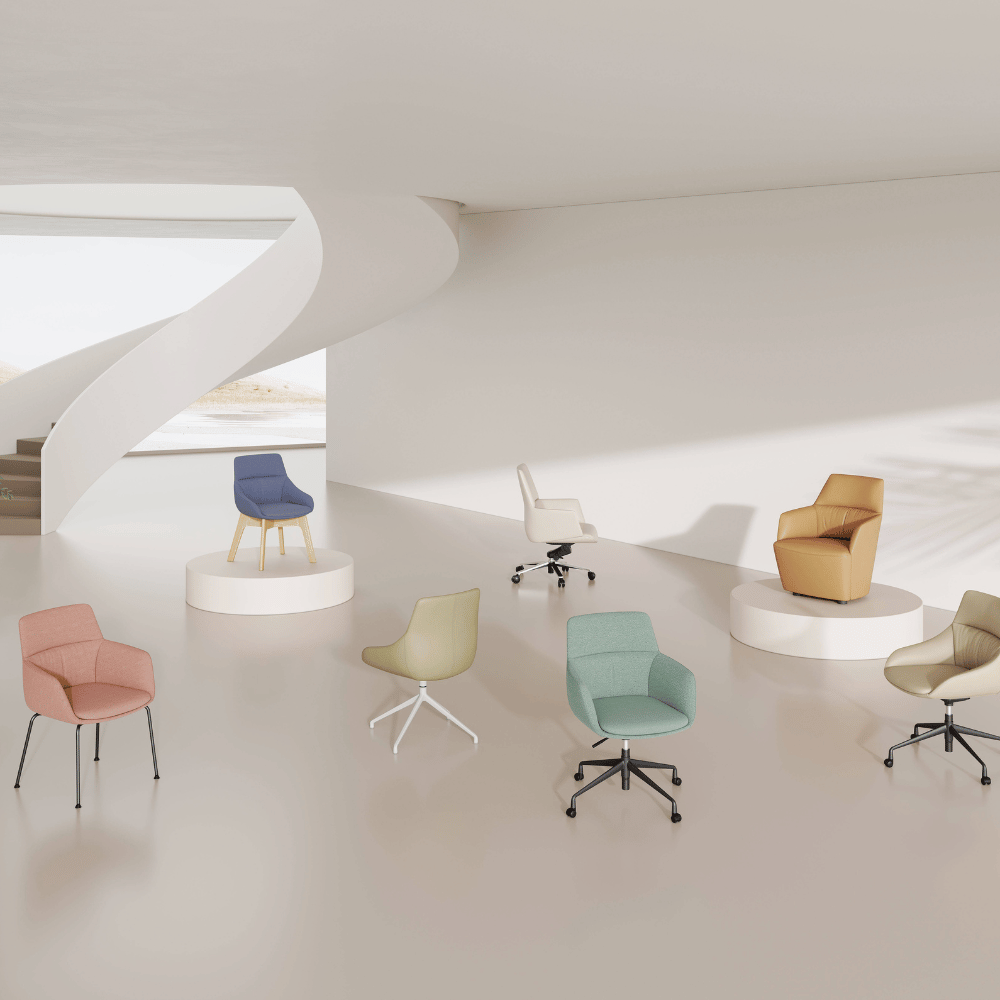 Tulip-A 時尚辦公室休閒扶手椅