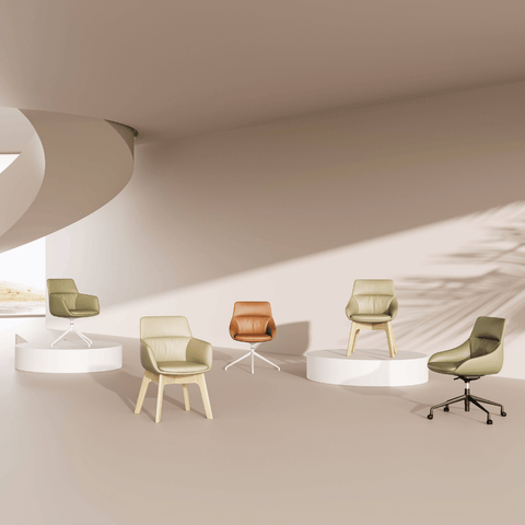 Tulip-A 時尚辦公室休閒扶手椅