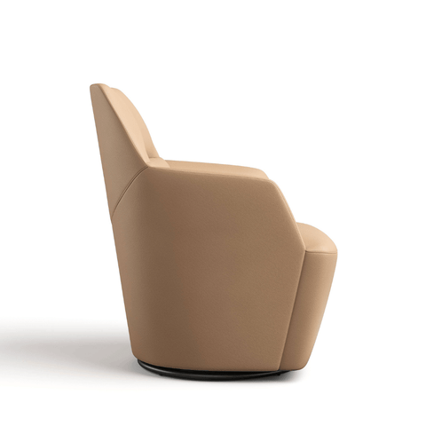 Tulip-D Modern Office Swivel Lounge Barrel Armchair