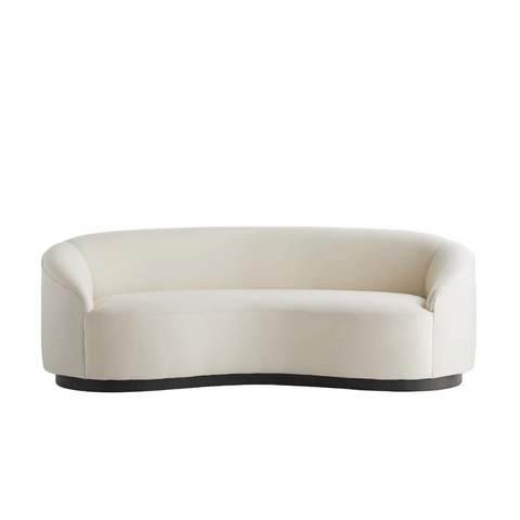 Turner Modern Fabric Small Curved Lounge Sofa