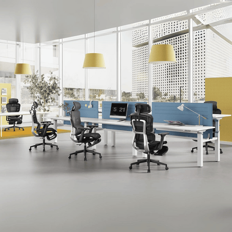 Unas-V Mid Back Double Back Ergonomic Visitor Meeting Cantilever Office Chair - Gavisco Office Furniture