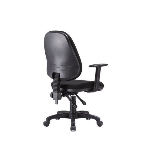 Vantage Mid Back Fabric Ergonomic Office Chair with No Armrest
