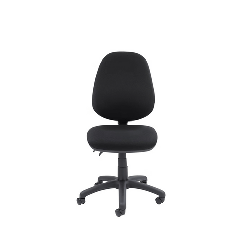 Vantage Mid Back Fabric Ergonomic Office Chair with No Armrest