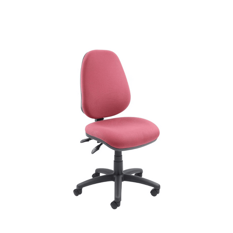 Vantage Mid Back Fabric Ergonomic Office Chair with No Armrest