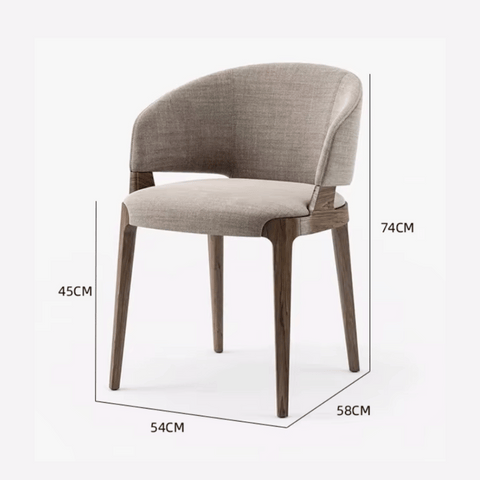 Veils Nordic Tub Dining Room Side Chair