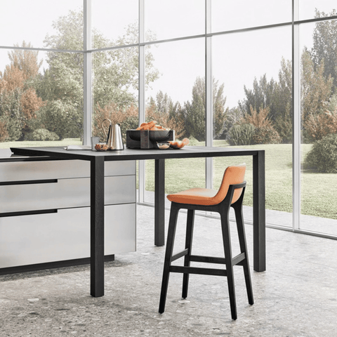 Ventura Modern Leather High Barstool