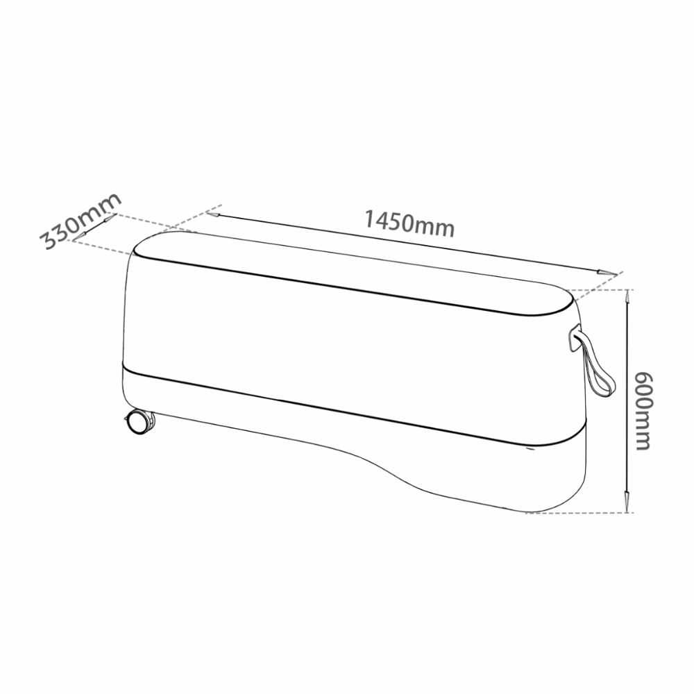 Vessel-B Office Mobile Sofa Bench Pouf