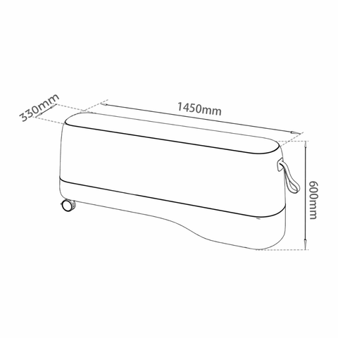 Vessel-B Office Mobile Sofa Bench Pouf