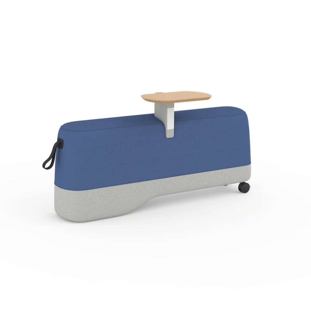Vessel-D Office Mobile Sofa Bench Pouf with Side Table