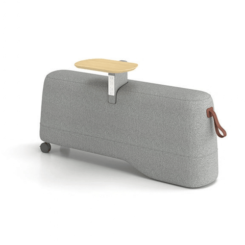 Vessel-D Office Mobile Sofa Bench Pouf with Side Table