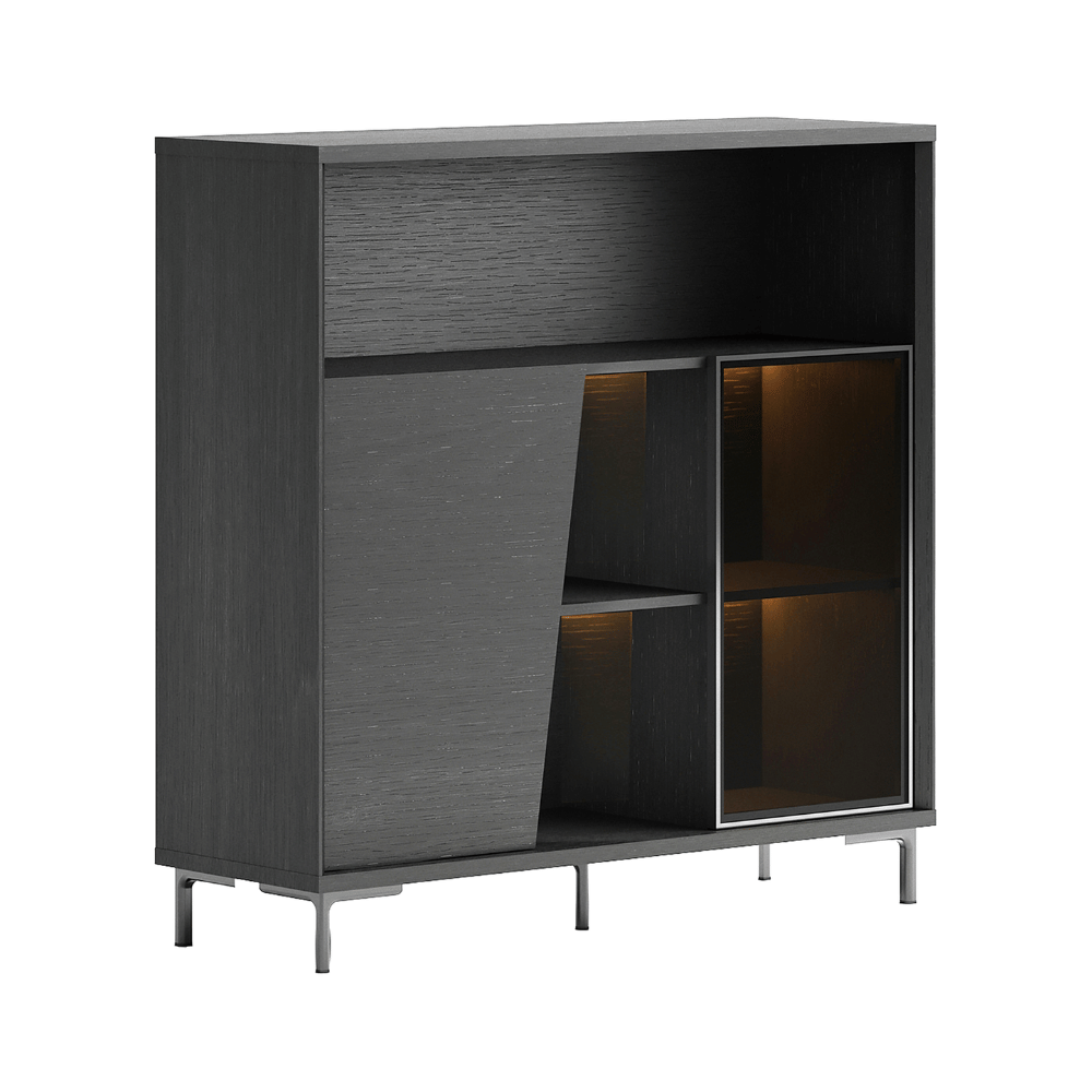 View-B Premium Modern Wooden Pantry Cabinet