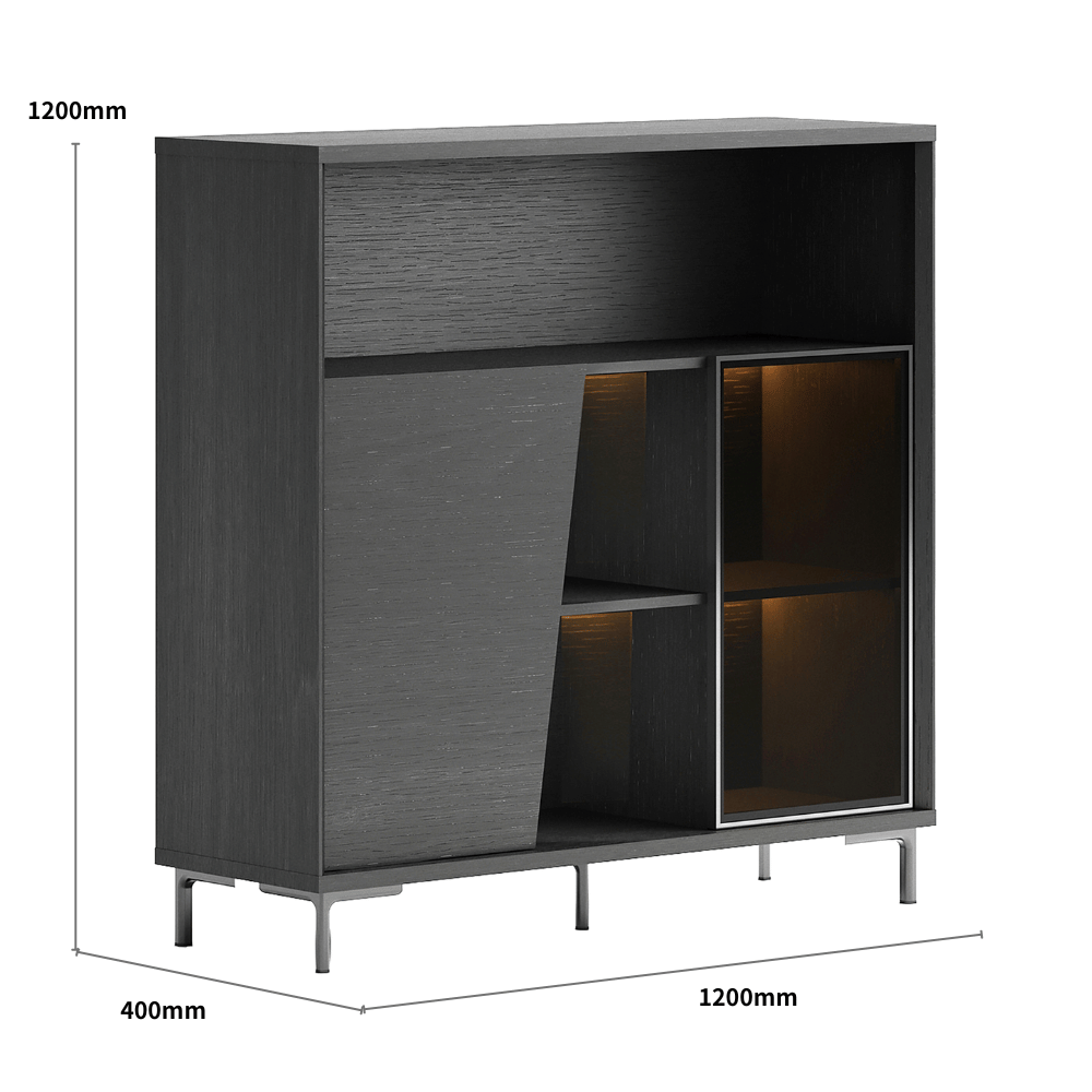 View-B Premium Modern Wooden Pantry Cabinet