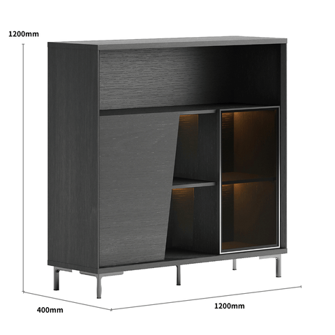 View-B Premium Modern Wooden Pantry Cabinet