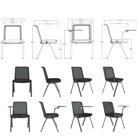 Vigor-A Stackable Training Chair - Gavisco Office Furniture