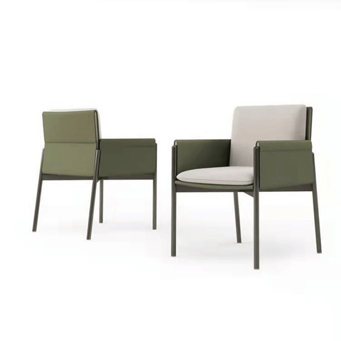 Vint Simple Modern Leather Dining Room Side Chair