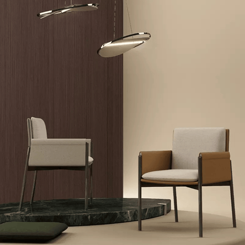 Vint Simple Modern Leather Dining Room Side Chair