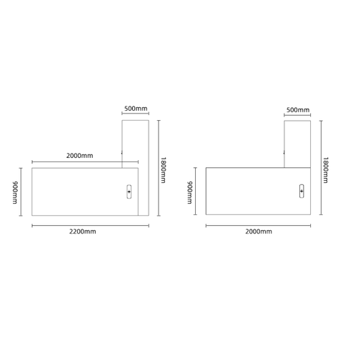 Vision-C Premium Modern Advance Office Executive Desk