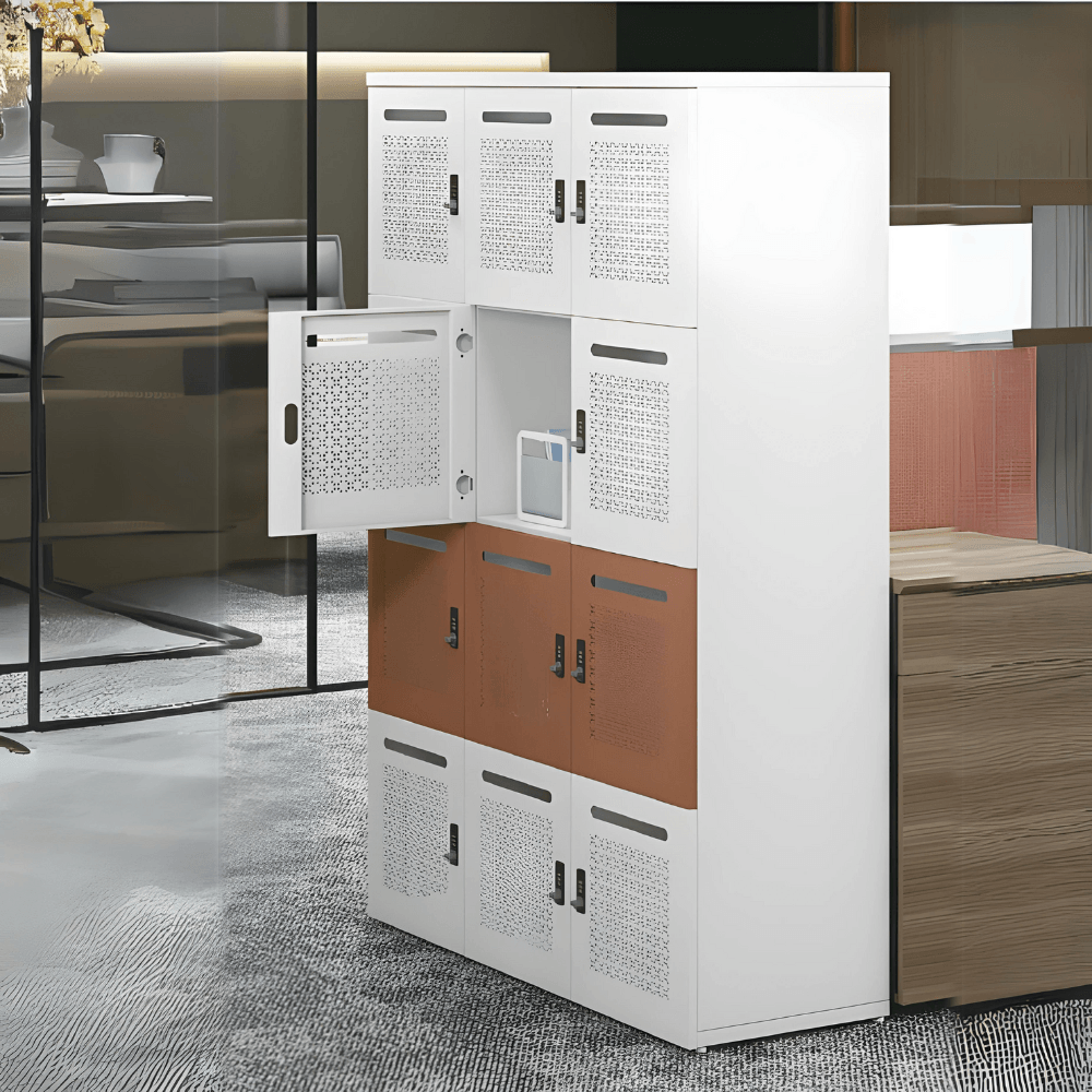 Vita Office Combination Locker Metal Storage Cabinet - Gavisco Office Furniture