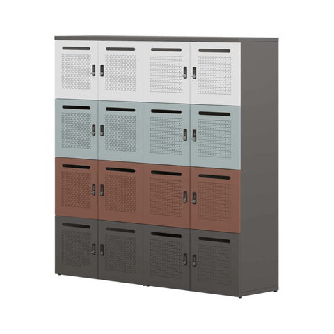 Vita Office Combination Locker Metal Storage Cabinet - Gavisco Office Furniture