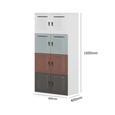 Vita Office Combination Locker Metal Storage Cabinet - Gavisco Office Furniture