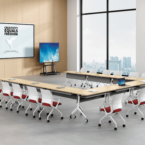 Vita Modular Training Desk Mobile Folding Table