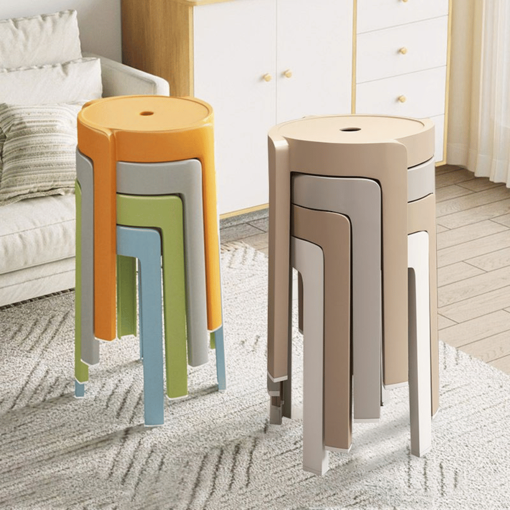 Chair Simple Pastic Vortex Simple Stackable Plastic Side Chair Stool – Gavisco Office ...
