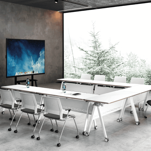 Watson Modern Training Desk Mobile Folding Table