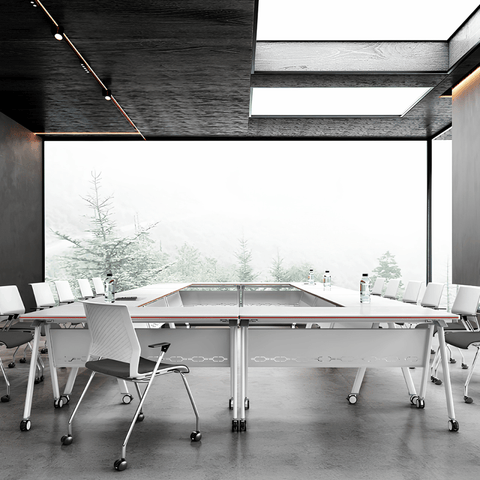 Watson Modern Training Desk Mobile Folding Table