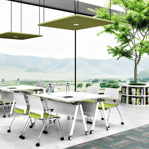 Watson Modern Training Desk Mobile Folding Table