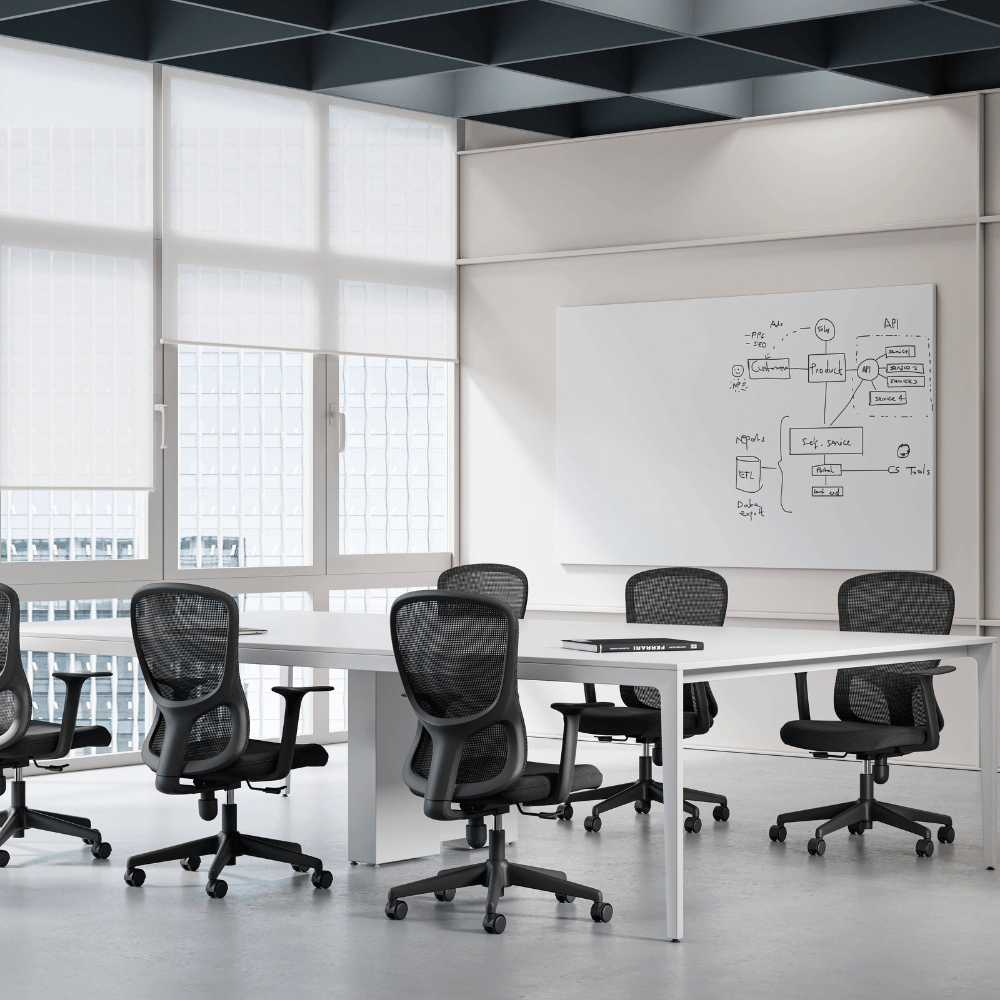Windrive Mid Back Ergonomic Office Swivel Chair