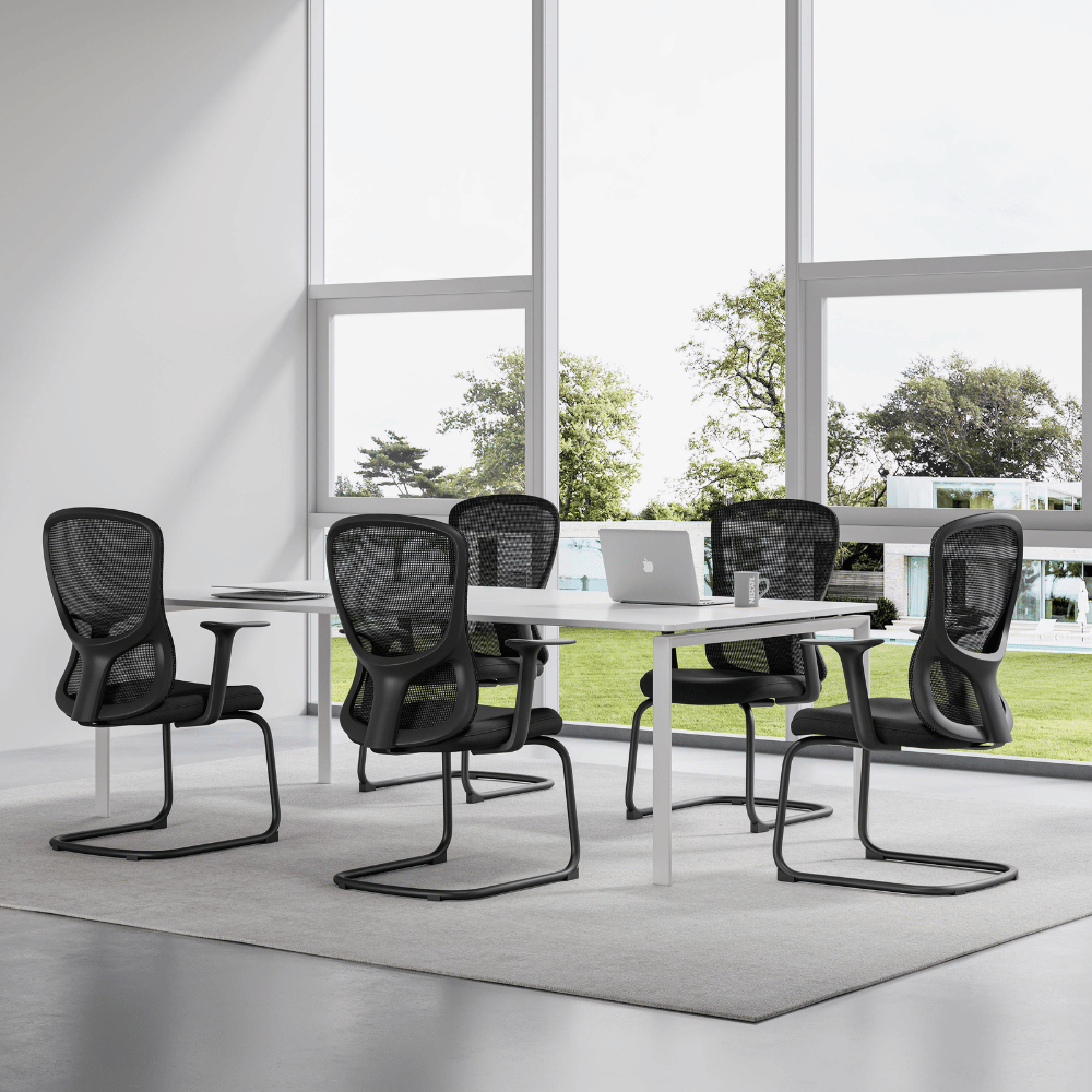 Windrive-V Mid Back Office Meeting Cantilever Chair