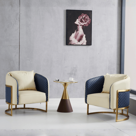 Winsor Luxury Hotel Leather Barrel Lounge Chair