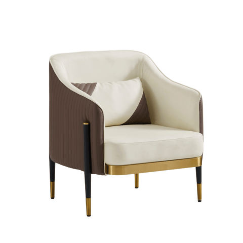 Wiseman Modern Leather Lounge Armchair