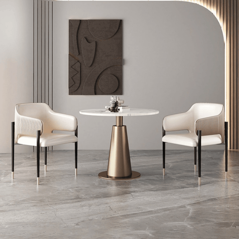 Wiseman Modern Slim Leather Dining Room Side Chair