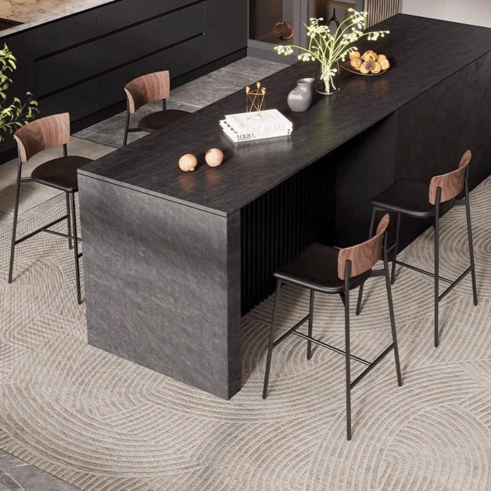 Wisp Modern Leather High Barstool