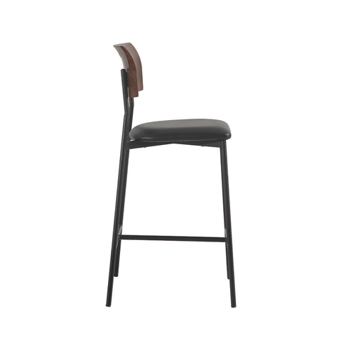 Wisp Modern Leather High Barstool