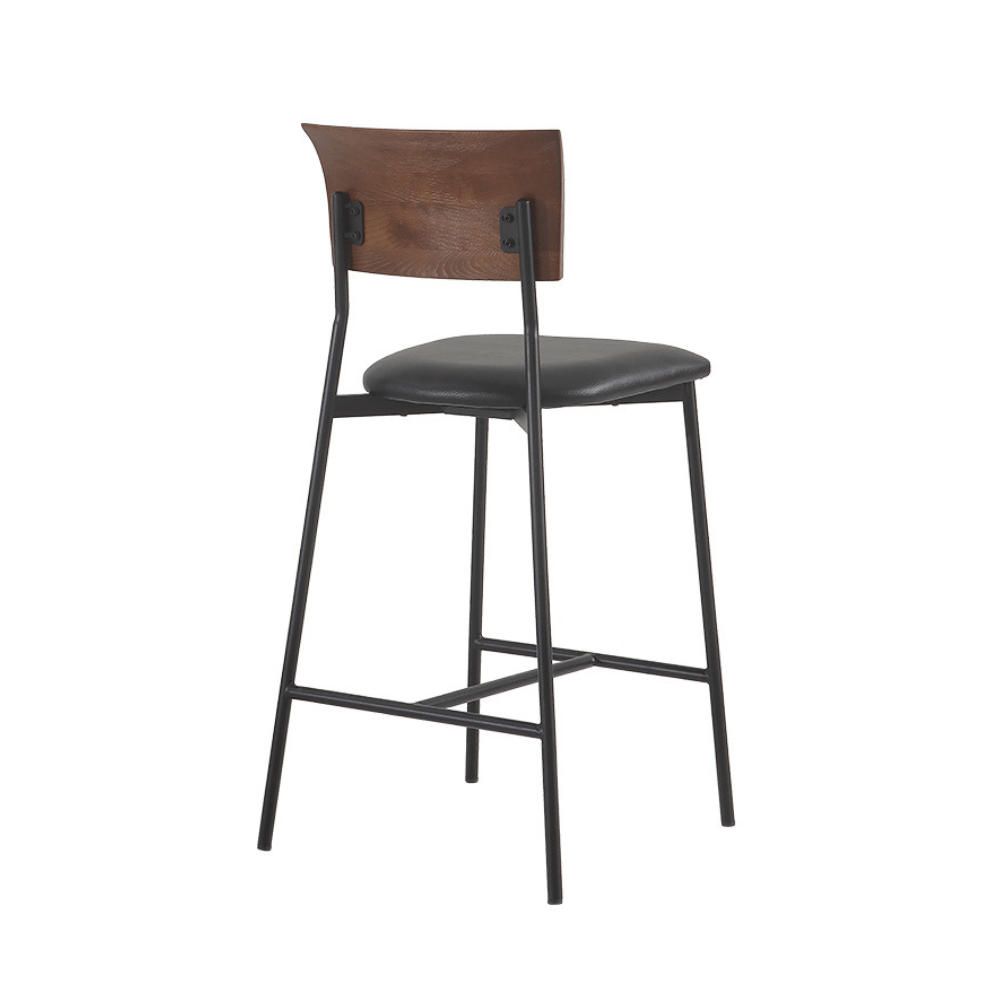 Wisp Modern Leather High Barstool