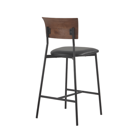 Wisp Modern Leather High Barstool