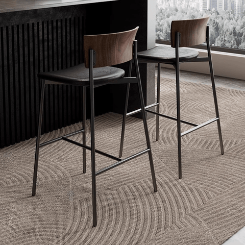 Wisp Modern Leather High Barstool