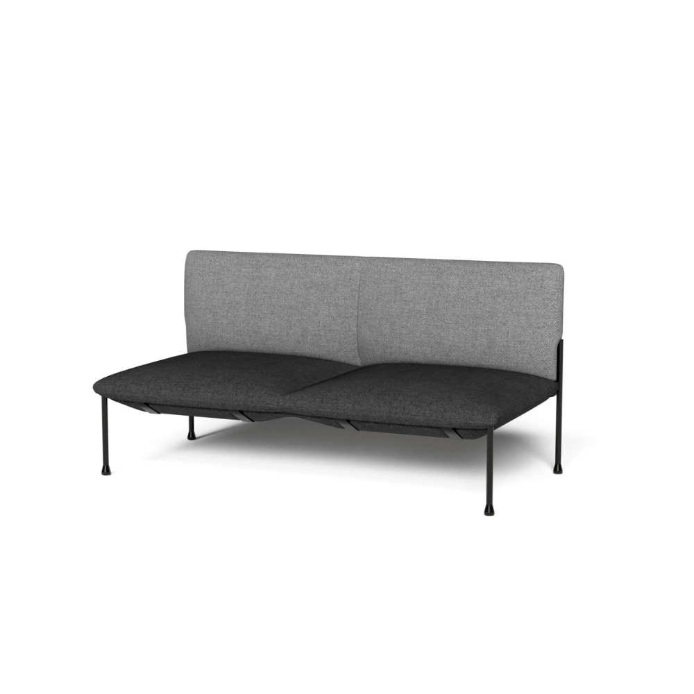 Wonka Modern Office Fabric Curved Modular Lounge Sectional Sofa