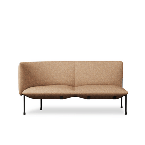 Wonka Modern Office Fabric Curved Modular Lounge Sectional Sofa