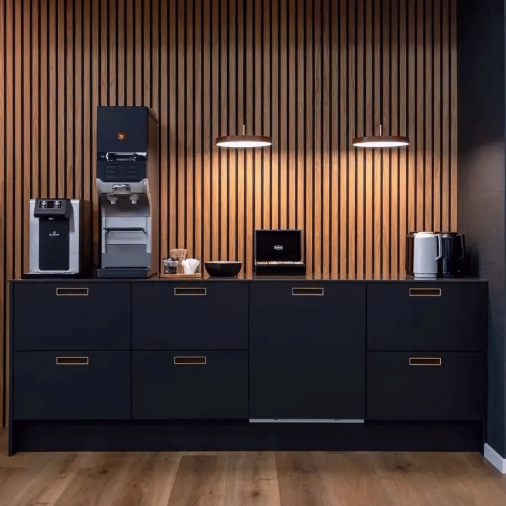 WS01 Acoustic Wood Slat PET Wall Panel