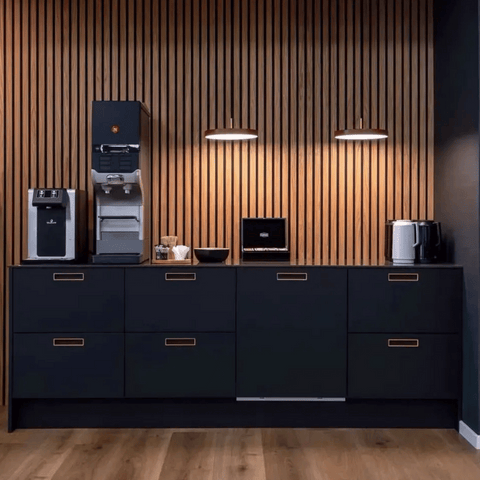 WS01 Acoustic Wood Slat PET Wall Panel
