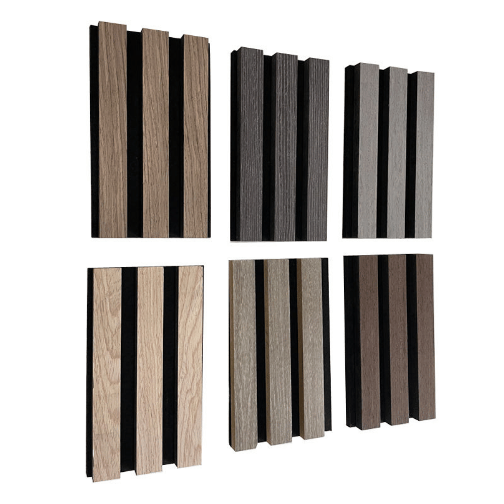 WS01 Acoustic Wood Slat PET Wall Panel