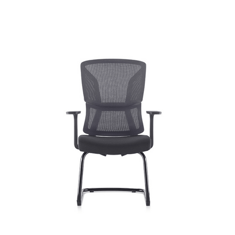 Yark-V Mid Back Ergonomic Visitor Meeting Cantilever Office Chair - Gavisco Office Furniture