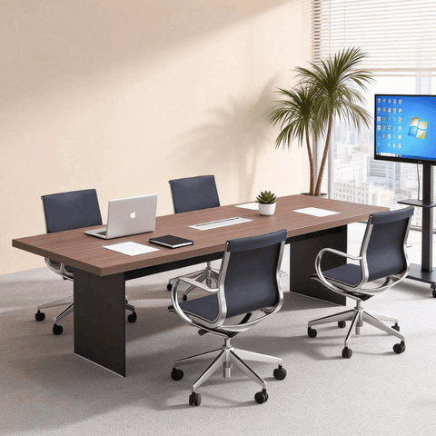 Yi Modern Metal Frame Conference Table