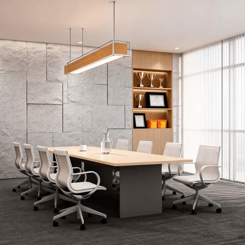 Yi Modern Metal Frame Conference Table